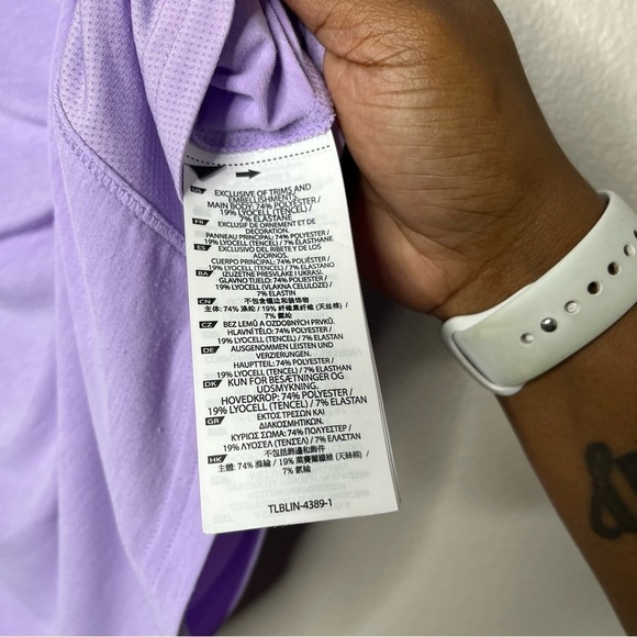 5.11 Tactical Women T-Shirt Crewneck Purple Breathable Short Sleeve Work - Picture 5 of 10